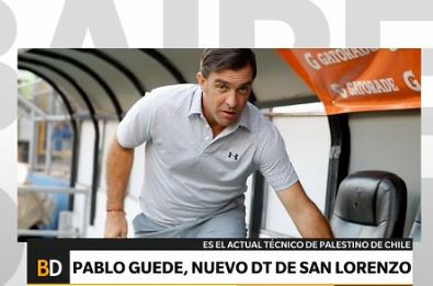 Pablo Guede es el nuevo entrenador de San Lorenzo