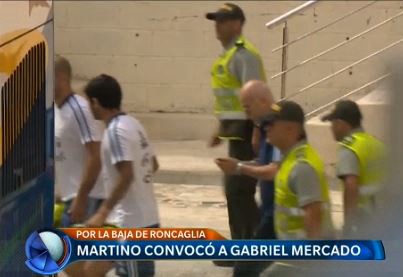 Martino convocó a Mercado para el partido ante Colombia