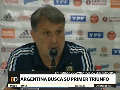 Martino: "No nos gusta lo que vemos en la tabla"