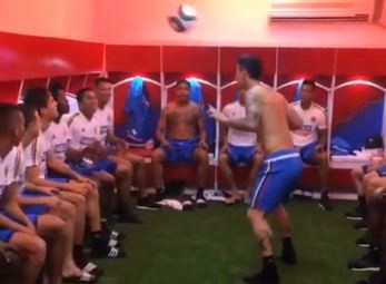 #EsViral Una proeza de James Rodríguez en el vestuario