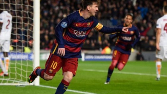 Messi volvió a la titularidad con dos goles en la victoria del Barcelona 6-1 ante Roma
