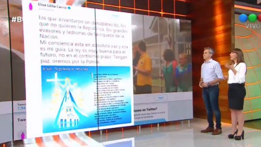 Carrió adelantó su "voto positivo"