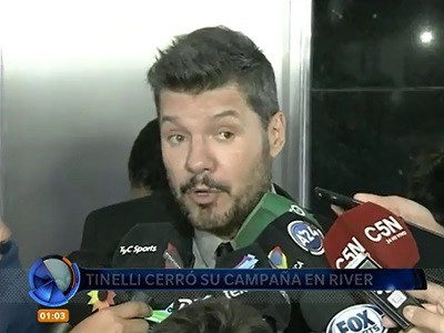 Marcelo Tinelli cerró su campaña en River