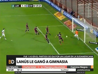 Con un gol polémico Lanús la ganó a Gimnasia