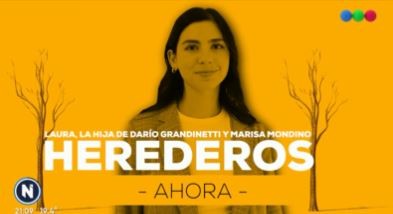 Herederos: Laura, hija de Darío Grandinetti