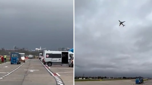 Video: la arriesgada maniobra que debió hacer un piloto cuando intentaba aterrizar en Aeroparque