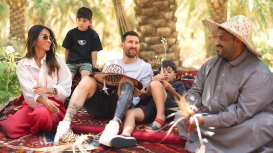 Messi en Arabia Saudita: se viralizaron más postales del viaje