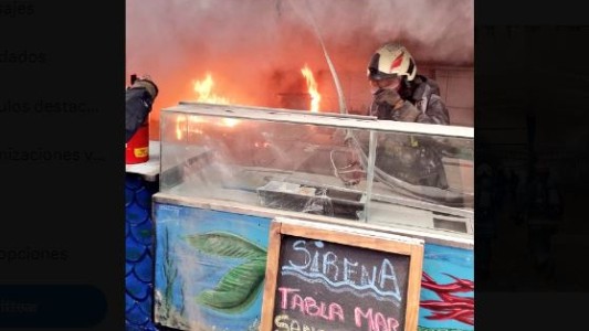 Siete personas asistidas y dos de ellas internadas por incendio en el Patio de los Lecheros