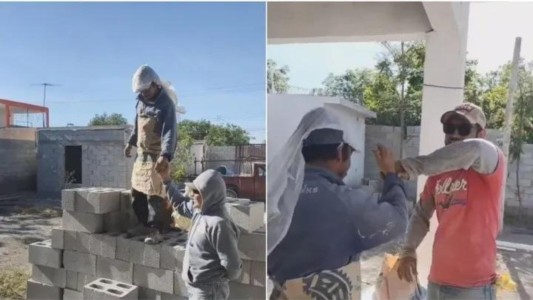 Con vals y todo: albañiles recrearon una insólita fiesta de 15 - #FlashChat