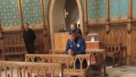 La foto viral de Almirón, en la previa del Superclásico