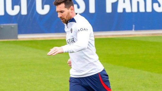 ¿Fin de la sanción? Messi volvió a entrenarse con el PSG