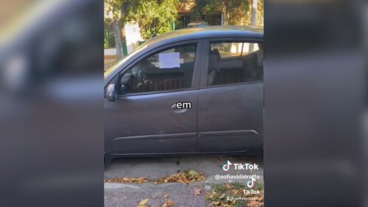 Video: estacionaron un auto en la entrada de su casa y su venganza se volvió viral