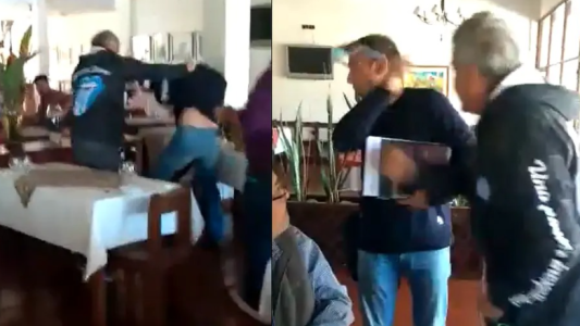Video: un financista rosarino imputado por estafas fue golpeado en un local en Salta