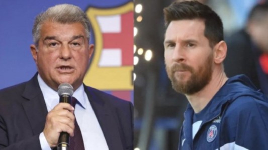 Laporta aseguró que harán "todo lo posible" para que Messi vuelva a Barcelona