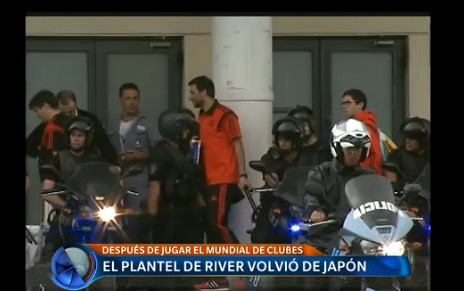 El plantel de River volvió de Japón tras el Mundial de clubes