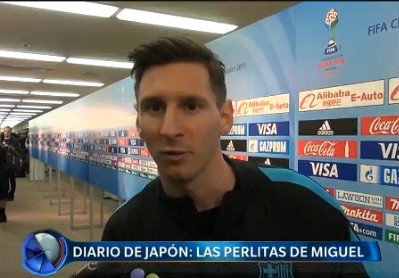 El saludo de Messi por Navidad y las perlitas de Japón