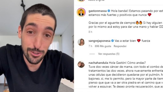 El influencer Gastón Massa contó que padece cáncer