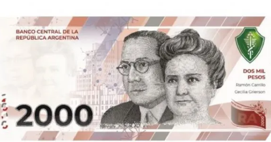 El billete de $2.000 comienza a circular desde hoy