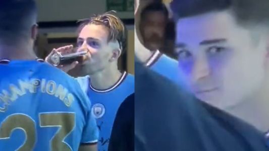 ¿Julián Álvarez les preparó fernet a sus compañeros? El divertido video del Manchester City