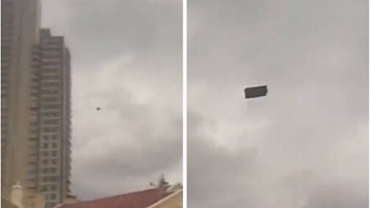 Turquía: un sillón salió volando por una tormenta - #FlashChat
