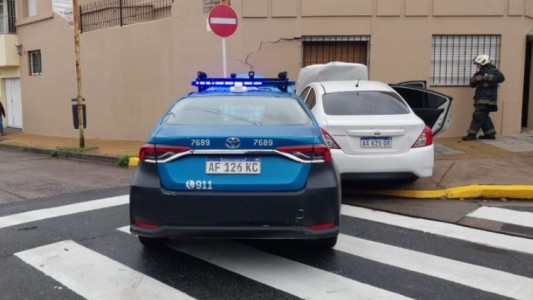 Parque Avellaneda: delincuentes se incrustaron en una casa tras una persecución policial