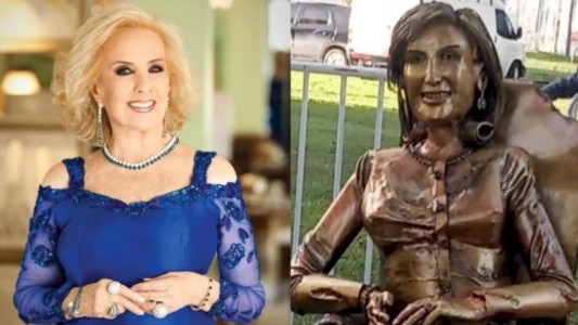 "No soy yo": Mirtha Legrand, tras ver la estatua que le hicieron en su ciudad natal