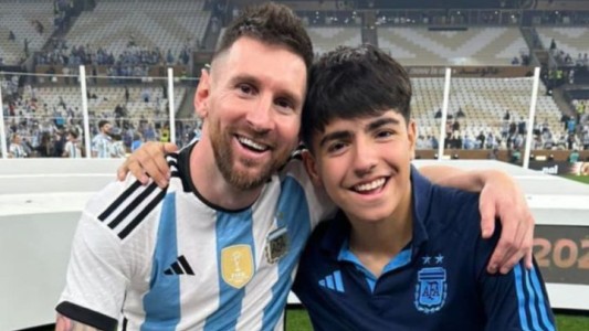 Benja Agüero bancó a Lionel Messi ¿O lo escribió Kun?