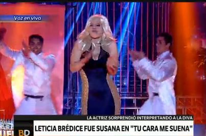 Leticia Brédice y su genial imitación de Susana Giménez