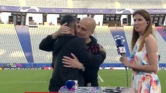 El divertido cruce entre el kun Agüero y Pep Guardiola en la previa de la final de la Champions