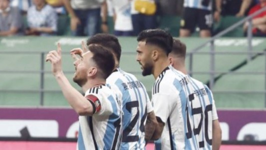 Así fue el golazo de Lionel Messi en el amistoso contra Australia