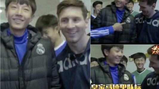 El joven chino "merengue" que no quería sacarse una foto con Messi