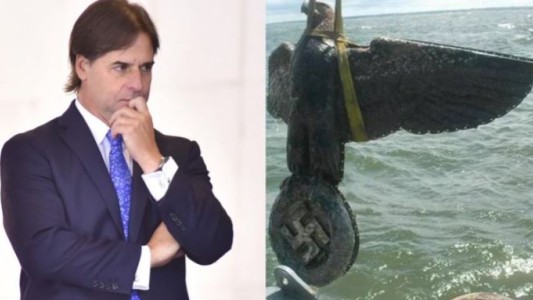 Lacalle Pou desistió de transformar el águila del acorazado nazi Graf Spee en una paloma de la paz