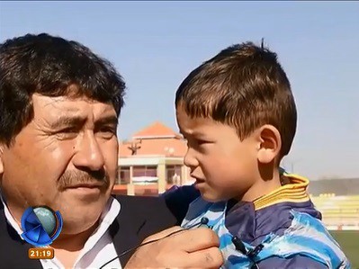 El nene admirador de Messi ya tiene su camiseta