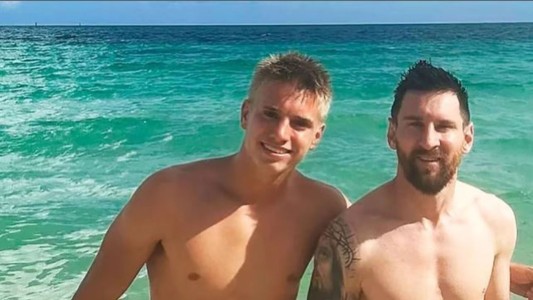 Las vacaciones de Messi en el Caribe y la foto con el hijo de una estrella