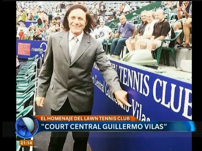 Homenaje a Vilas en el Lawn Tennis Club