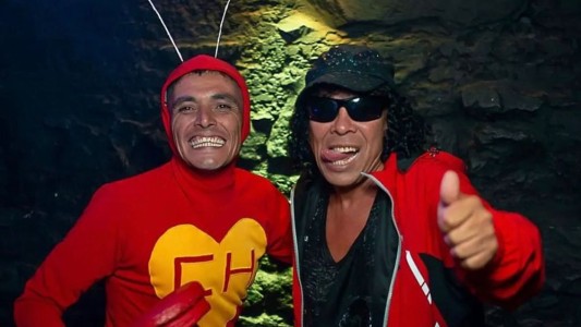 "El Chapulín Colorado" y "La Mona Jiménez", los artistas callejeros que detuvieron a un ladrón a las trompadas