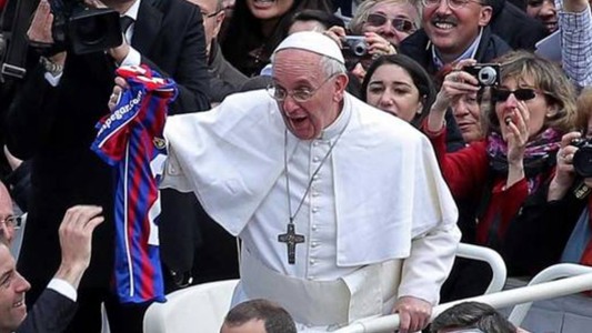 La bendición del papa Francisco antes del partido de Boca-San Lorenzo