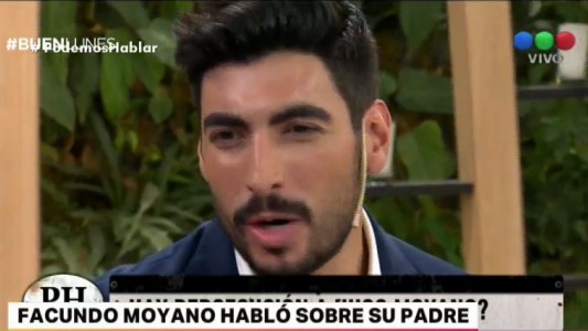 Facundo Moyano, sobre su padre: "Pongo las manos en el fuego por él"
