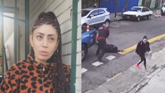 "Por suerte esas balas no salieron", dijo la joven que fue salvada por la policía tras el violento ataque de su ex