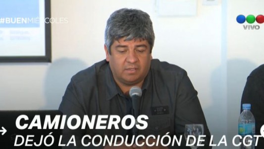 Pablo Moyano anunció que se retira de la conducción de la CGT