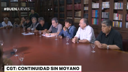 CGT: continuidad sin Moyano