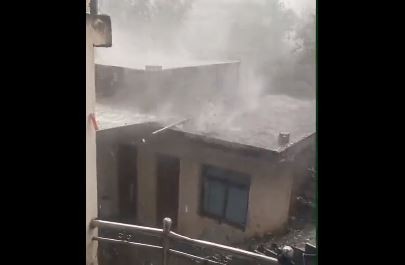 Video: Se reportó una fuerte caída de granizo en Paraguay