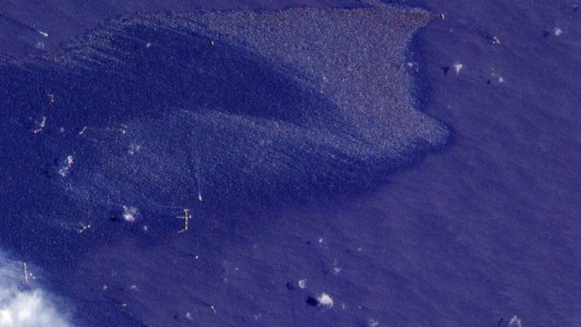 Detectaron un gran derrame petrolero en el Golfo de México