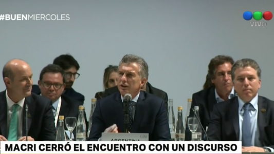 Macri cerró la cumbre de ministros de Finanzas del G20 con un discurso