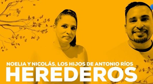 Herederos: Noelia y Nicolás Ríos, hijos de Antonio