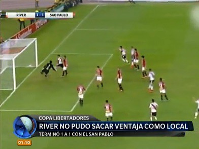 River no pudo con el San Pablo y se quedó con un empate