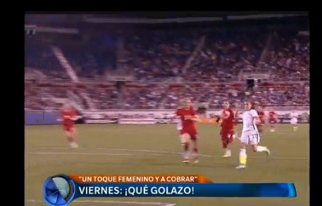 El golazo del viernes: un toque femenino