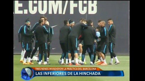 Mirá cómo reaccionan los jugadores del Barcelona con estos "mini colados"