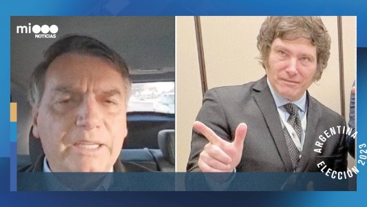 El video que le mandó Bolsonaro a Milei para brindarle apoyo: "Tenemos muchas cosas en común"