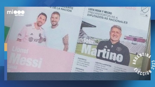 "Messi presidente": aparecieron boletas del astro argentino durante las PASO
